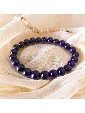 Tiger’s Eye Natural Stone Beaded Stretchy Bracelet